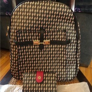 NWOT VL backpack and matching wallet